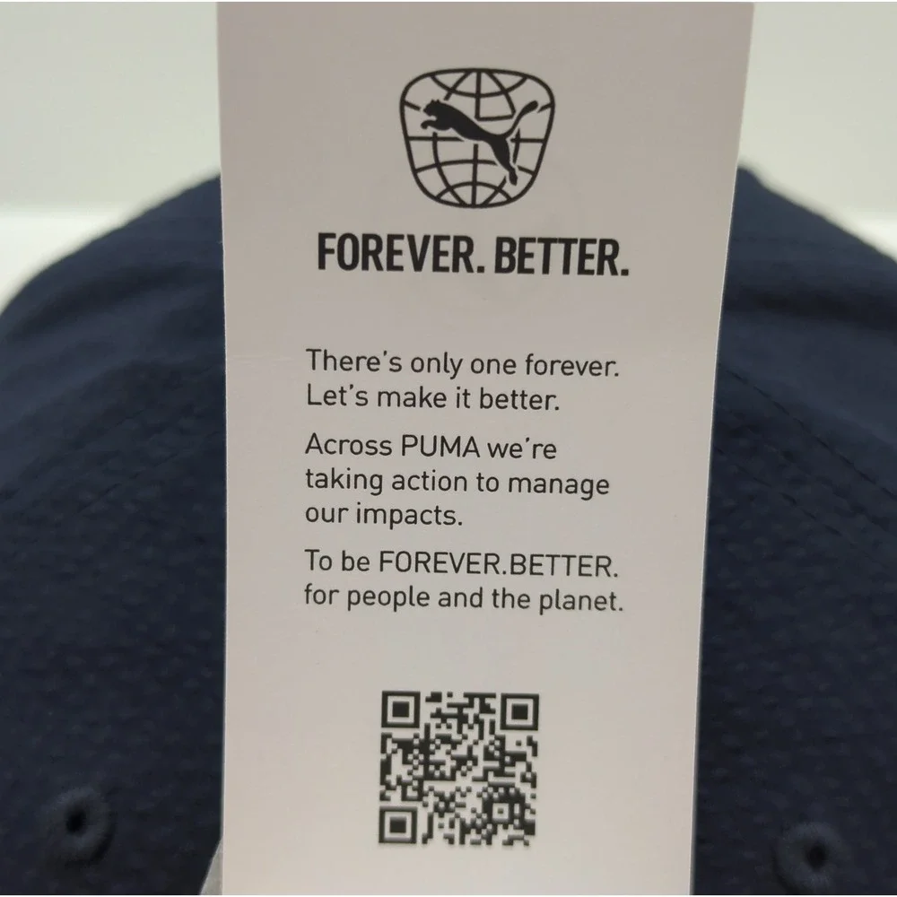 Puma x Arnold Palmer Seersucker Golf Hat Navy Snapback